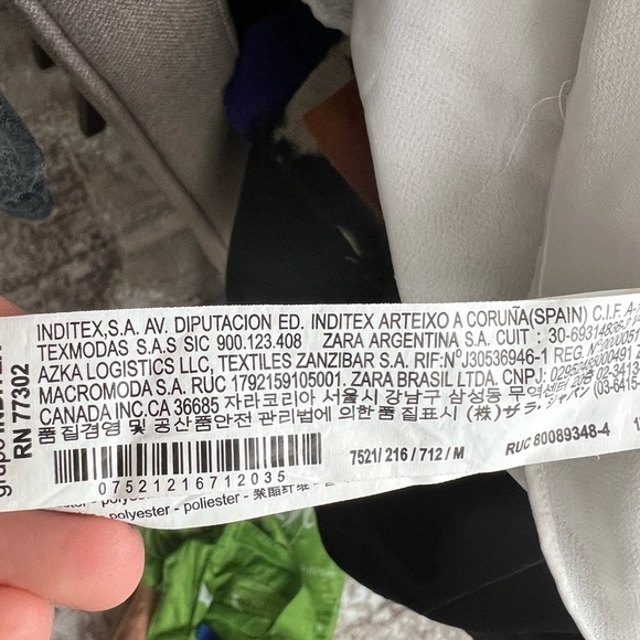 ZARA TRF Collection Womens Sheer Blouse Size Medium Prairie Cottagecore Feminine - Picture 4 of 6